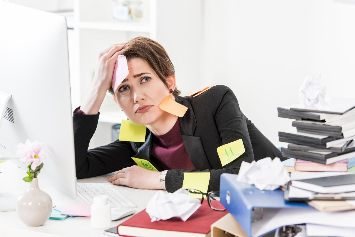 Employee overwhelmed by multiple small administrative tasks